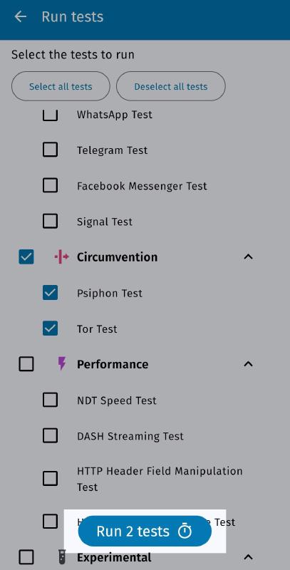 Run 1 test