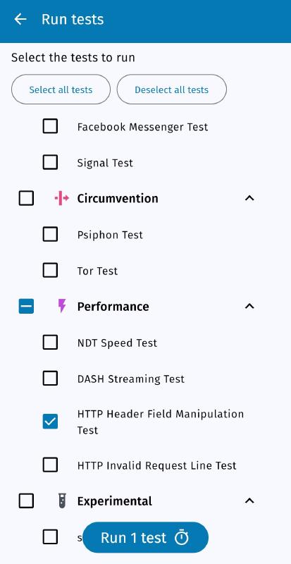HTTP tests